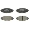 Image de Jeu de plaquettes de frein BOSCH 0 986 424 512, avant