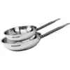 Image de Set de 2 poêles 24 et 28 cm en inox fackelmann eterna 9437550B88 en occasion ou reconditionné