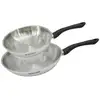 Image de Set 2 poêles 24 et 28 cm en inox fackelmann geneva 9441350B88 en occasion ou reconditionné