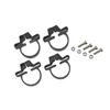 Image de Lot de 4 colliers Arista gris, H.3 x P.15 cm