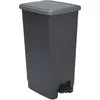 Image de Poubelle à pédale 40 L Flat Bin, coloris noir