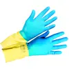Image de Gants protection chimique Mapa Alto 405 Activated bleu/jaune taille 7, lot de 10 paires