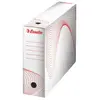 Image de Boîte archives Esselte Boxy Dos 8 cm - Blanc - Lot de 5