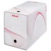 Image de Boîte à archives Esselte - dos de 20 cm - carton ondulé kraft blanc