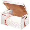 Image de Caisse archives Esselte BOXY Taille L - Capacité 6 boîtes archives dos 8 cm - Blanc et Rouge