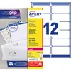 Image de Avery L7177 Etiquettes adresses blanches laser 99,1 x 42,3 mm - Boîte de 1200