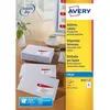 Image de Etiquettes jet d'encre Avery J8161 - 25 planches - 63,5 x 46,6 mm - blanc - boîte de 450 étiquettes