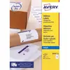 Image de Etiquettes d'adresses Avery J8165 - impression jet d'encre - blanc - 99,1 x 67,7 mm - 25 planches - boîte de 200