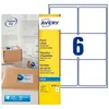 Image de Etiquettes jet d'encre Avery J8166 - 25 planches - 99,1 x 93,1 mm - blanc - boîte de 150