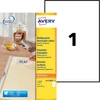 Image de Avery L4735REV Etiquettes enlevables blanches A4 210 x 297 mm - Boîte de 25
