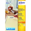 Image de Etiquettes enlevables Avery L4743 - format 99.1x42.3 mm - impression laser - boîte de 300