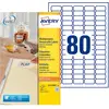 Image de Avery L4732REV Etiquettes enlevables blanches 35,6 x 16,9 mm - Boîte de 2000