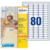 Image de Etiquettes enlevables Avery L4732 - format : 35.6x16.9mm - impression laser - boîte de 2000