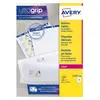 Image de Etiquettes auto-adhésives d'adresses laser Avery L7164, faciles à décoller, 63,5 x 72 mm - 100 feuilles, 12 étiquettes par feuilles A4 - Blanches