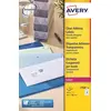 Image de Avery L7560 Etiquettes adresses transparentes laser 63,5 x 38,1 mm - Boîte de 525