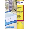 Image de Avery L7551 Etiquettes adresses transparentes laser 38,1 x 21,2 mm - Boîte de 1625