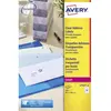 Image de Etiquettes invisibles Avery L7563 - pour imprimantes laser - 99 x 38 mm - blanc