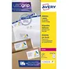 Image de Étiquettes courrier Avery pour imprimantes laser - 99,1 x 33,9 mm - 40 feuilles - 16 Étiquettes par feuille - auto-adhésives - blanc - paquet 640 unités