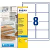 Image de Etiquettes invisibles Avery J8565.25 - jet d'encre - format 9.91 x 6.77 cm