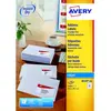 Image de Etiquettes Avery J8160 - impression jet d'encre - blanc - 63,5 x 38,1 mm - 100 planches - boîte de 2100