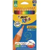 Image de Etuis de 12 crayons de couleurs Bic Evolution - sans bois - coloris assortis