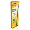 Image de Evolution Crayon de papier avec gomme mine HB corps hexagonal vert (paquet 12 unités)