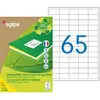 Image de AGIPA 101185 Etiquettes blanches recyclées multi-usage 38 x 21,2 mm - Boîte de 6500