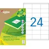 Image de AGIPA 101186 Etiquettes blanches recyclées multi-usage 70 x 35 mm - Boîte de 2400