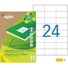 Image de AGIPA 101187 Etiquettes blanches recyclées multi-usage 70 x 37 mm - Boîte de 2400