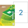 Image de AGIPA 101194 Etiquettes blanches recyclées multi-usage 210 x 148,5 mm - Boîte de 200