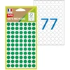 Image de APLI Pastilles adhésives recyclées Ø 8 mm - 101777 - Pochette de 462 - Vert