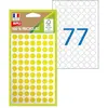 Image de Pastilles adhésives recyclées Apli - diam.8 mm Jaune - Pochette de 464