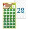 Image de Pastilles adhésives recyclées Apli - diam.15 mm Vert - Pochette de 168