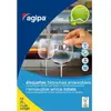 Image de Etiquettes blanches enlevables coins arrondis multi-usage AGIPA 102638 45,7 x 21,2 mm - Pochette de 1200