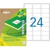 Image de AGIPA 102645 Etiquettes blanches recyclées multi-usage 63,5 x 33,9 mm - Boîte de 2400