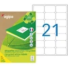 Image de AGIPA 102646 Etiquettes blanches recyclées multi-usage 63,5 x 38,1 mm - Boîte de 2100