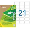 Image de Etiquettes adresses recyclées blanches Apli - 63,5 x 38,1 mm - 100 feuilles A4 - 2100 étiquettes par boîte
