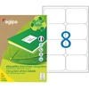 Image de AGIPA 102648 Etiquettes blanches recyclées multi-usage 99,1 x 67,7 mm - Boîte de 800
