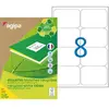 Image de Etiquettes adresses recyclées blanches Apli - 99,1 x 67,7 mm - 100 feuilles A4 - 800 étiquettes par boîte