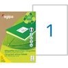 Image de AGIPA 102651 Etiquettes blanches recyclées multi-usage 199,6 x 289,1 mm - Boîte de 100