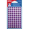 Image de Pastilles adhésives de couleur Agipa Ø 8 mm - pochette de 462 - coloris violet