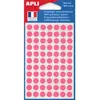 Image de Pastilles adhésives de couleur Agipa - Ø 8 mm - pochette de 462 - coloris rose