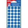 Image de APLI Pastilles adhésives Ø 15 mm - 111842 - Pochette de 168 - Bleu