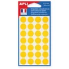 Image de Sac de 168 disques adhésifs - 15mm - jaune