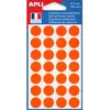 Image de Pastilles adhésives de couleur Agipa Ø 15 mm - coloris orange - paquet 168 unités