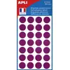 Image de Pastilles adhésives de couleur Agipa Ø 15 mm - pochette de 168 - coloris violet