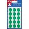 Image de Pastilles adhésives de couleur Agipa - Ø 19 mm - blister 90 unités - coloris vert