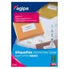 Image de Etiquettes blanches multi-usage AGIPA 119603 50 x 25 mm - Boîte de 1100