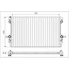 Image de Radiateur, refroidissement moteur VALEO 701126