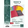 Image de Chemise Exacompta Rock's - coloris assortis - format 24 x 32 cm - 210 g - paquet de 100